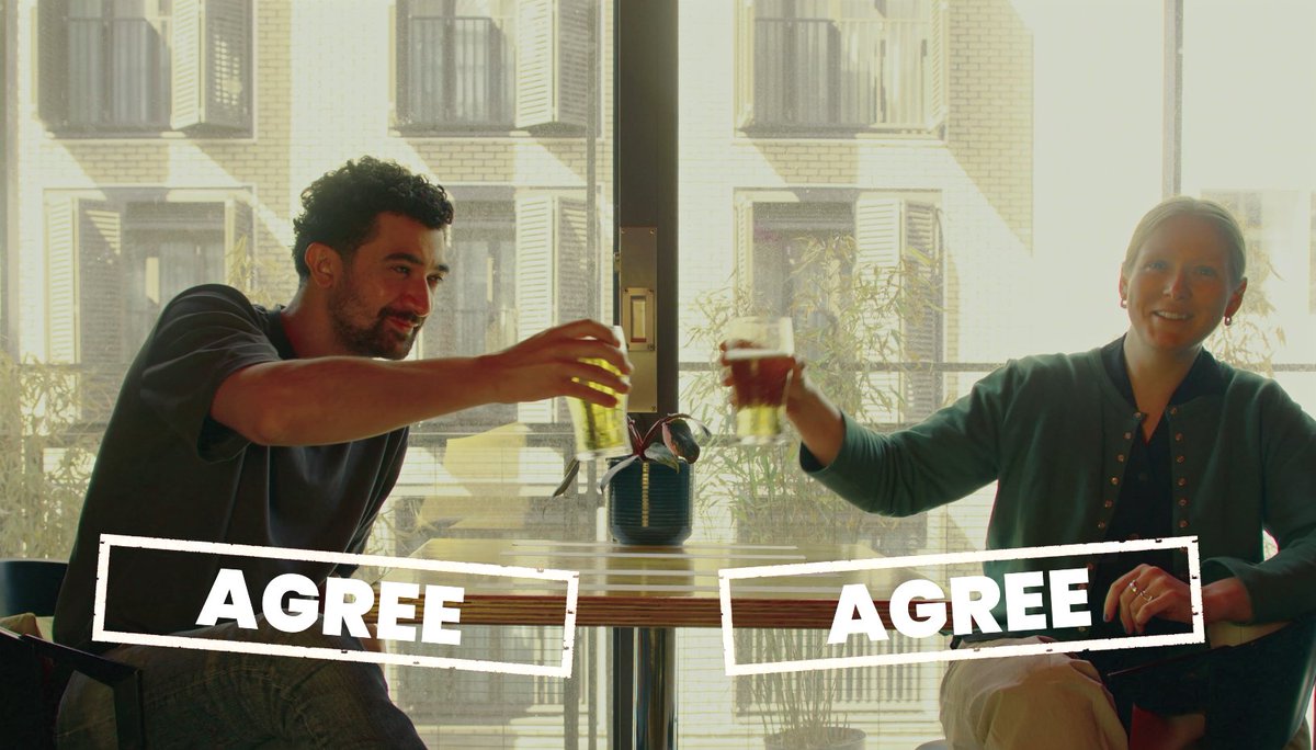 Agree to Disagree x Cast of Strategic Love Play: First Date Edition 💋

…be honest…who knew about the voice note thing?

You’ve got just ONE week left to catch this award-winning first date at ours

🎥 @ChewBoyProds 

youtube.com/watch?v=aMBCP8… <a href="/painesplough/">Paines Plough</a>