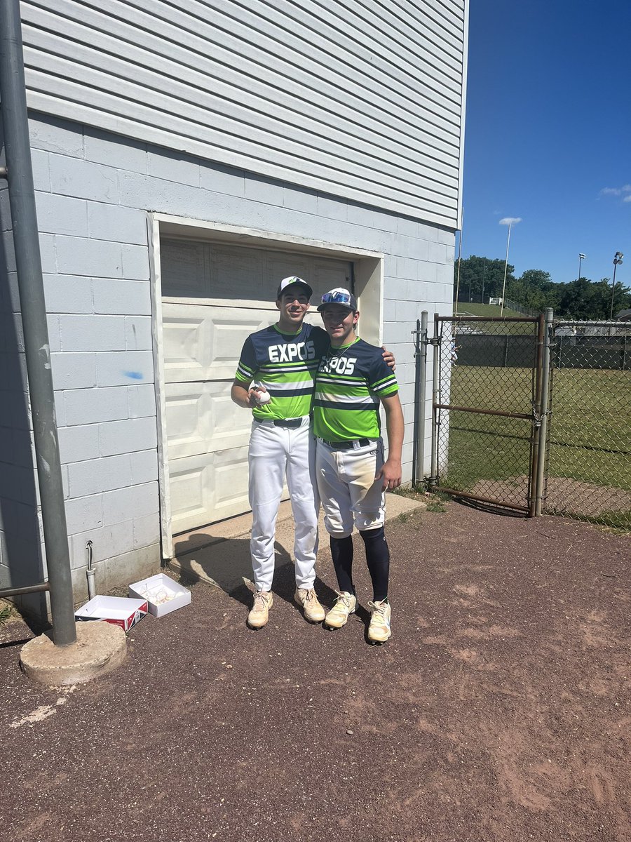 Congratulations to 15u Blue, Drew Aramando (Pitcher, Gill St. Bernard’s) &amp; Casey Kucercka ( Catcher, Ridge HS) on a no hitter in a 11-1 win.