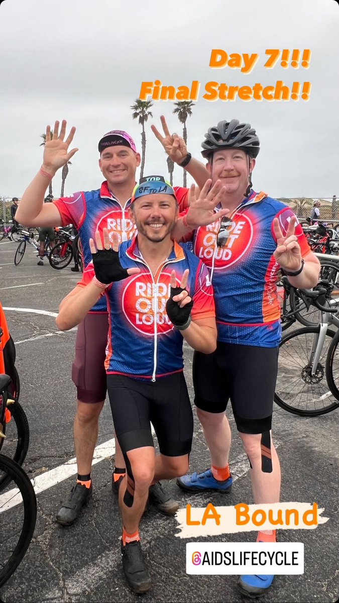 TeamAdam_Steve's tweet photo. It’s the final day of our 545 mile journey! Follow us today as we ride out from Ventura to Los Angeles https://t.co/LIhuVzng32 https://t.co/oaVJ8ObP4C