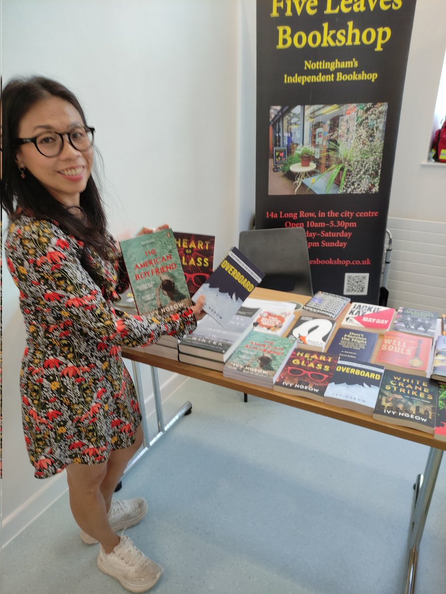 Five Leaves Bookshop (@fiveleavesbooks) on Twitter photo <a href="/ivyngeow/">Ivy Ngeow #InSafeHands❤️🩹</a> with some of her books at <a href="/StatesofIndie/">States of Independence</a> in Leicester... Making us think we need a South East Asia section in the shop, reflecting an increase in books from there we are starting to stock. <a href="/ivyngeow/">Ivy Ngeow #InSafeHands❤️🩹</a> with some of her books at <a href="/StatesofIndie/">States of Independence</a> in Leicester... Making us think we need a South East Asia section in the shop, reflecting an increase in books from there we are starting to stock.