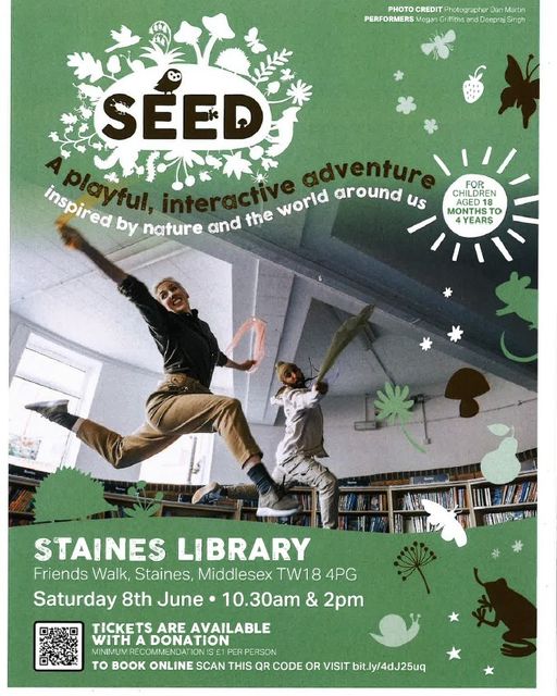 Two great sessions of THE SEED PROJECT today from <a href="/madebyKG/">Katie Green</a>. They're running 3 more interactive sessions in Surrey this week:
10 June - <a href="/GuildfordLib/">Guildford Library</a> at 10:30AM and at 2PM
12 June - <a href="/EsherLibrary/">Esher Library</a> at 10AM
12 June - <a href="/DittonsLibrary/">Dittons Library</a> at 2PM
