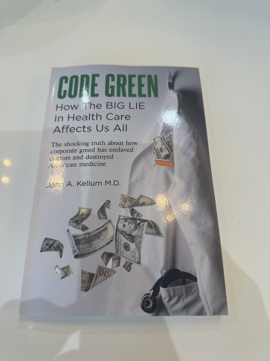 If you’re interested in a controversial but very accessible read about US health systems financials then I highly recommend this new book. Amazon - 17$.
