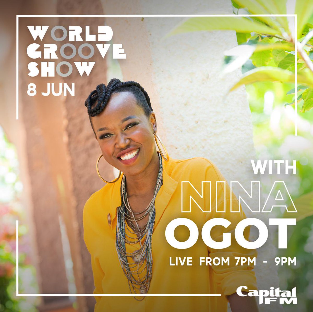 CapitalFMKenya's tweet photo. The incredible Nina Ogot will be joining @KuiKabala on @TheWorldGroove Show tonight! 🎙️ 

Don’t miss out as she discusses her award-winning album, https://t.co/zq6u8y4oGv, and much more. 

Catch us live at 7pm: https://t.co/ZU4H4Vkyp4

#TheWorldGroove984 https://t.co/C1dRD9GSr0