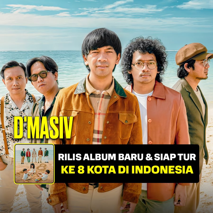 Trebel_ID's tweet photo. Masivers! Gak nyangka banget kan @DMASIV udah masuk album ke-8 🥺
Saatnya kita bersatu kembali untuk sukseskan album dan tour ini guys! 🔥
Download GRATIS albumnya di sini👇
https://t.co/AEx5SFYHU0
#DMasiv #8 #Masivers https://t.co/ETMtLBvolY