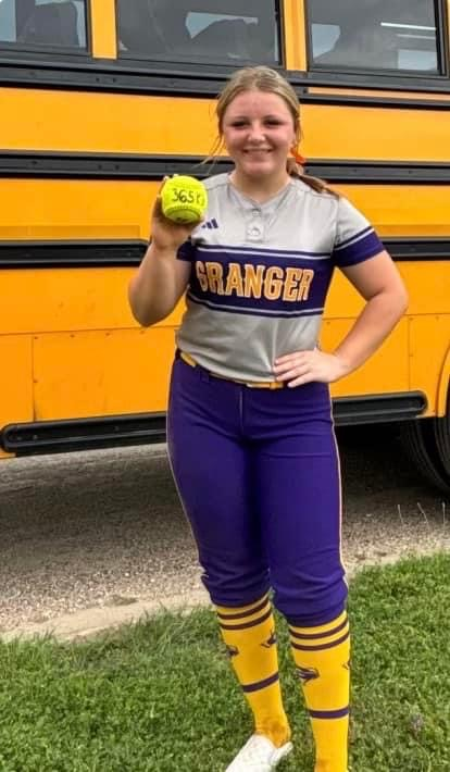 Congratulations to Granger Alumni, Payton Filla who was selected to the Texas Girls Coaches Association All State &amp; Academic All State teams!!! This is a huge accomplishment in addition to her THSCA Academic All State award. Good luck at Navarro Payton, we are proud of you!!!