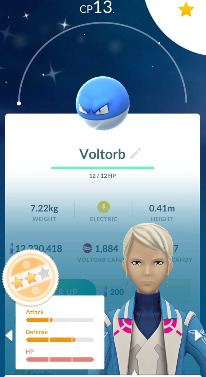 SwirlyKath's tweet photo. Fourth #ShinyVoltorb ✨🔵 #PokemonGo https://t.co/LQJvi2KHsP