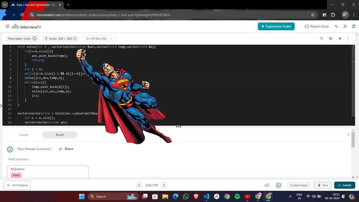 WhyC03's tweet image. Hey Everyone!
I am excited to share that I have successfully completed #Day159 of the 365 Days of Code Challenge with @scaler_official.

Join Scaler Discord and meet like-minded folks: bit.ly/scalerdiscord
#365daysofcodescaler #scalerdiscord #codewithscaler #365DaysofCode