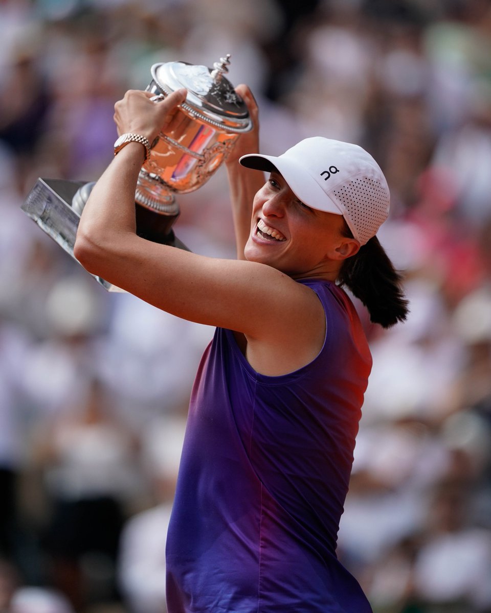 rolandgarros's tweet photo. POLAND-GARROS 🏆🇵🇱

#RolandGarros https://t.co/IGE2YROyJM