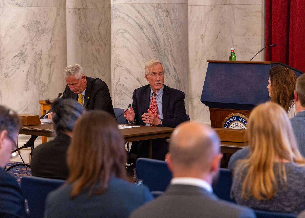 Senator Angus King tweet media