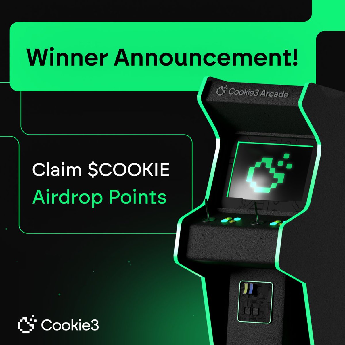 cookie3's tweet photo. Cookie Monsters! 🍪

The ovens have cooled, the Cookie Arcade games are over...

Only one question remains: who will rise to the top of the leaderboard?

We are revealing the winners now… 🧵👇

🥁🥁🥁 https://t.co/tfK2esNMm8