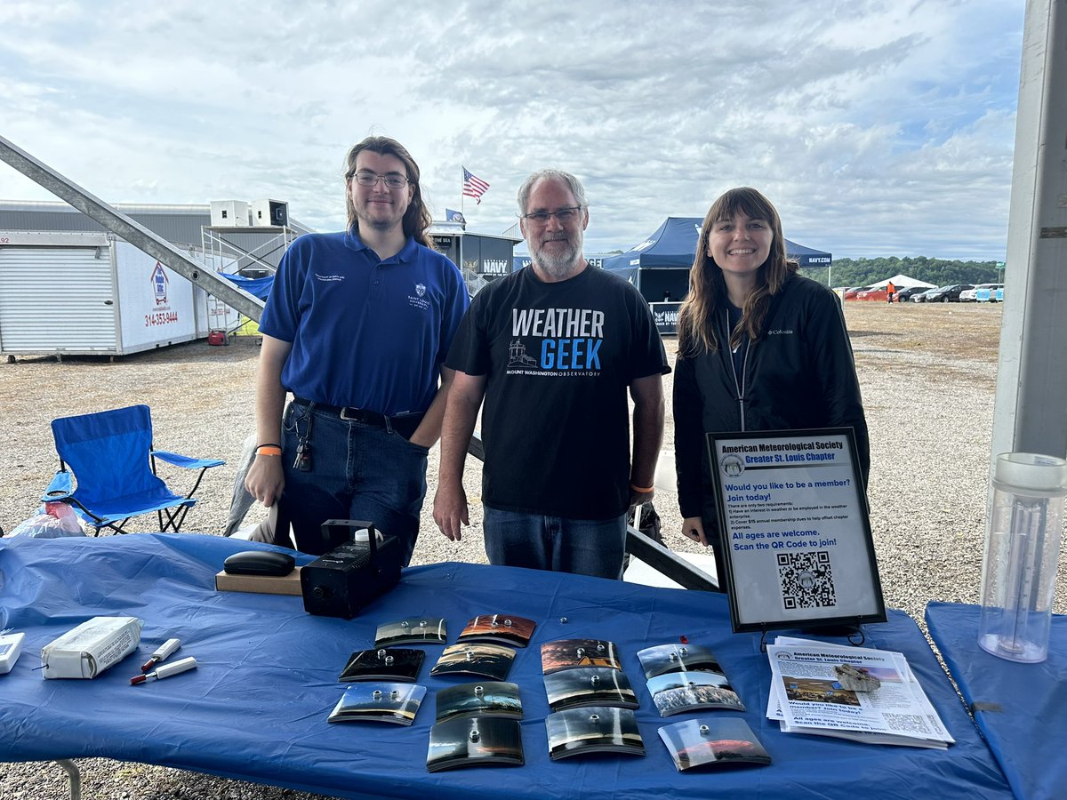 Come and see us today and tomorrow at <a href="/SpiritAirshow/">Spirit Of St. Louis Air Show & STEM Expo®</a> ! Learn about weather and meet people in the community! #stlwx #mowx #ilwx