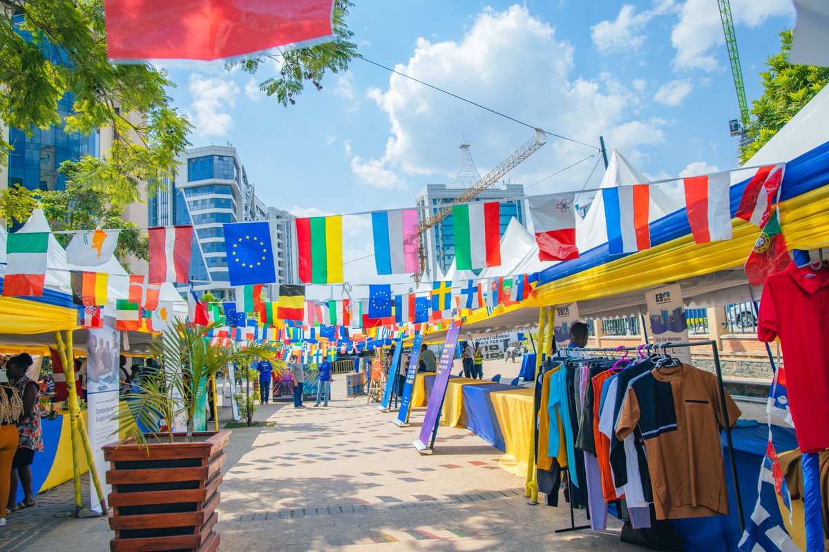 CityofKigali's tweet photo. Wishing everyone a pleasant weekend!  Join us at the #ImbugaCityWalk in the @EUinRW Street Fair. You will get to know the valuable contributions of the European Union and its Member States to Rwanda. 

#HamweNatwe https://t.co/nf3zthHgYk