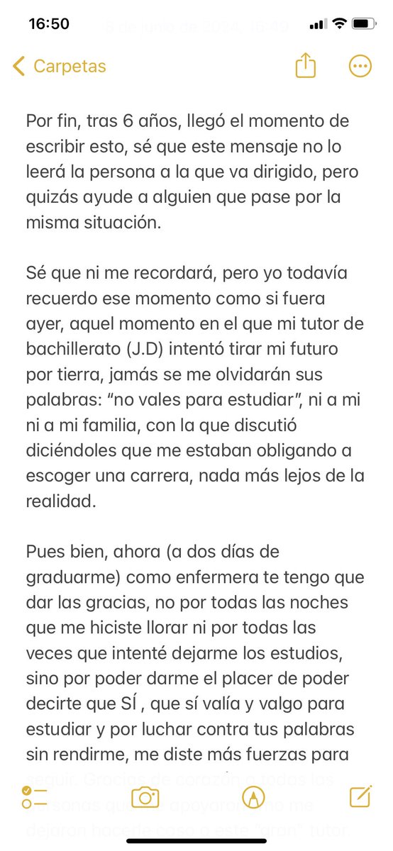 inmaa46__'s tweet photo. Orgullosa de mi yo de hace 6 años, lo conseguimos 🥹 https://t.co/FgIrU8e5Ve