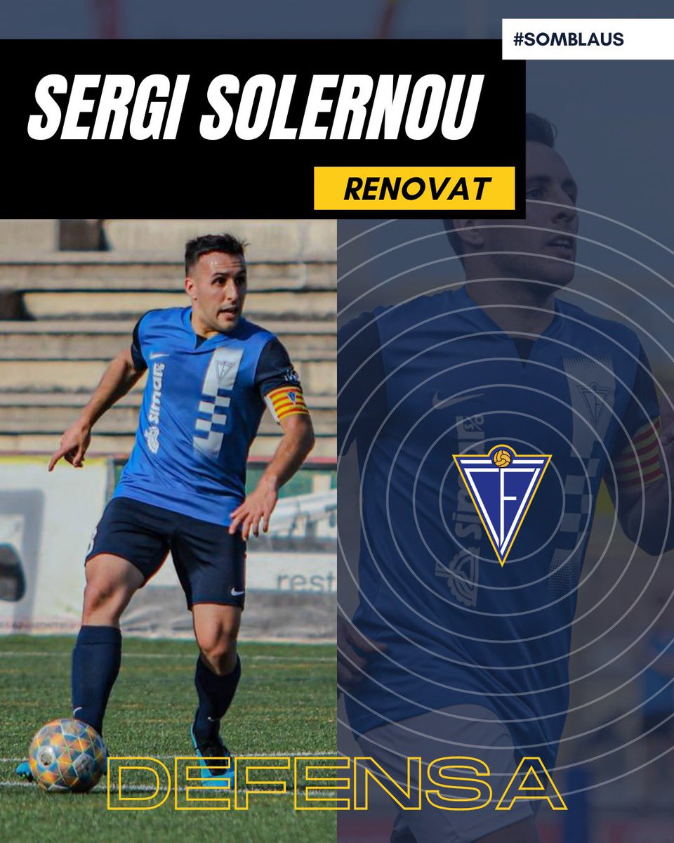 CFIgualada_'s tweet photo. 🔏 RENOVACIÓ 

En Sergi Solernou renova de blau i jugarà la seva 4a temporada al club!

Un jugador fiable i amb molta experiència, que ho donarà tot per assolir els objectius. 💙

#SomBlaus #SentimentBlau https://t.co/vv1ktNWlav