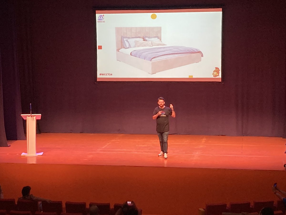 El gran <a href="/salonsoweb/">Santiago Alonso</a> se pone en “piloto automático” en #WCCT24 y nos enseña una cama a la hora de la siesta. Eso es crueldad WordPressera.