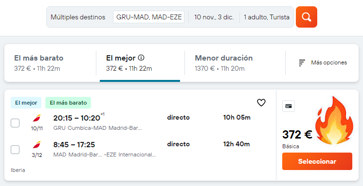 InfoViajera's tweet photo. ¡RE BARATO! 🔥

Vuelos a MADRID por €372  

Ida: San Pablo a Madrid 🇧🇷✈️🇪🇸
Vuelta: Madrid a Buenos Aires 🇪🇸✈️🇦🇷

--> https://t.co/Mn5nqrQttW

Encima son vuelos DIRECTOS

Si te sirve, ¡Metele! https://t.co/mmzki0x0sP