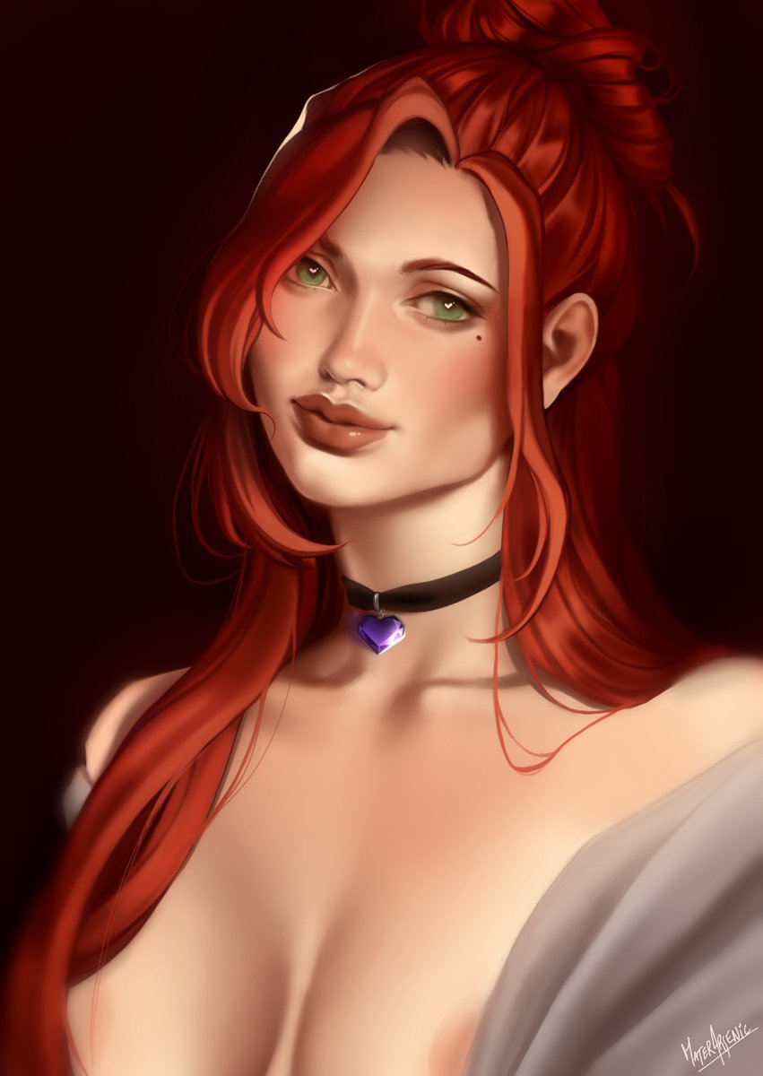 ArsenicMater's tweet photo. Sketch color portrait for @GryphonsHeart 

I really enjoyed painting your girl. Thank you very much for commissioning me! https://t.co/iFzkQJwfGz