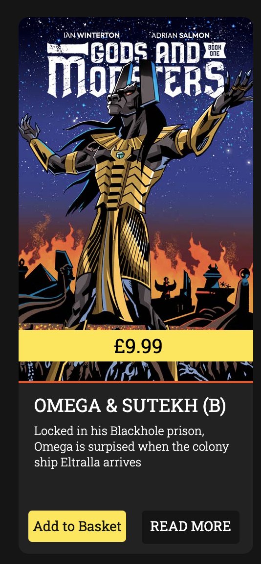 Tell you, there's something infinitely hilarious about watching fandom question the possibility of a Sutekh meets Omega punch-up, and imagining what Cutaway Comics must think right now...