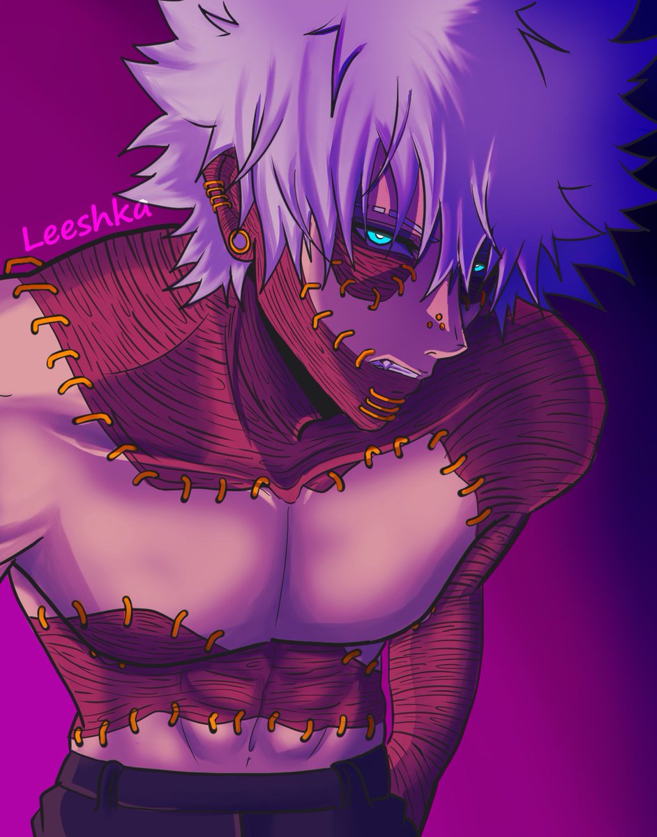 Leeshka7's tweet image. Angry Boi🥰
#dabi #fanart #DADDY