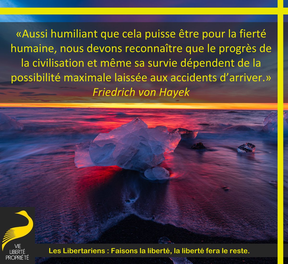 StephaneGeyres's tweet photo. Aussi humiliant que cela puisse être pour la fierté humaine, nous devons reconnaître que le progrès de la civilisation et même sa survie dépendent de la possibilité maximale laissée aux accidents d’arriver.
#Civilisation #Risquer #AutoRégulation #LaissezFaire #VivreCEstRisquer https://t.co/OtAlsGDS3x