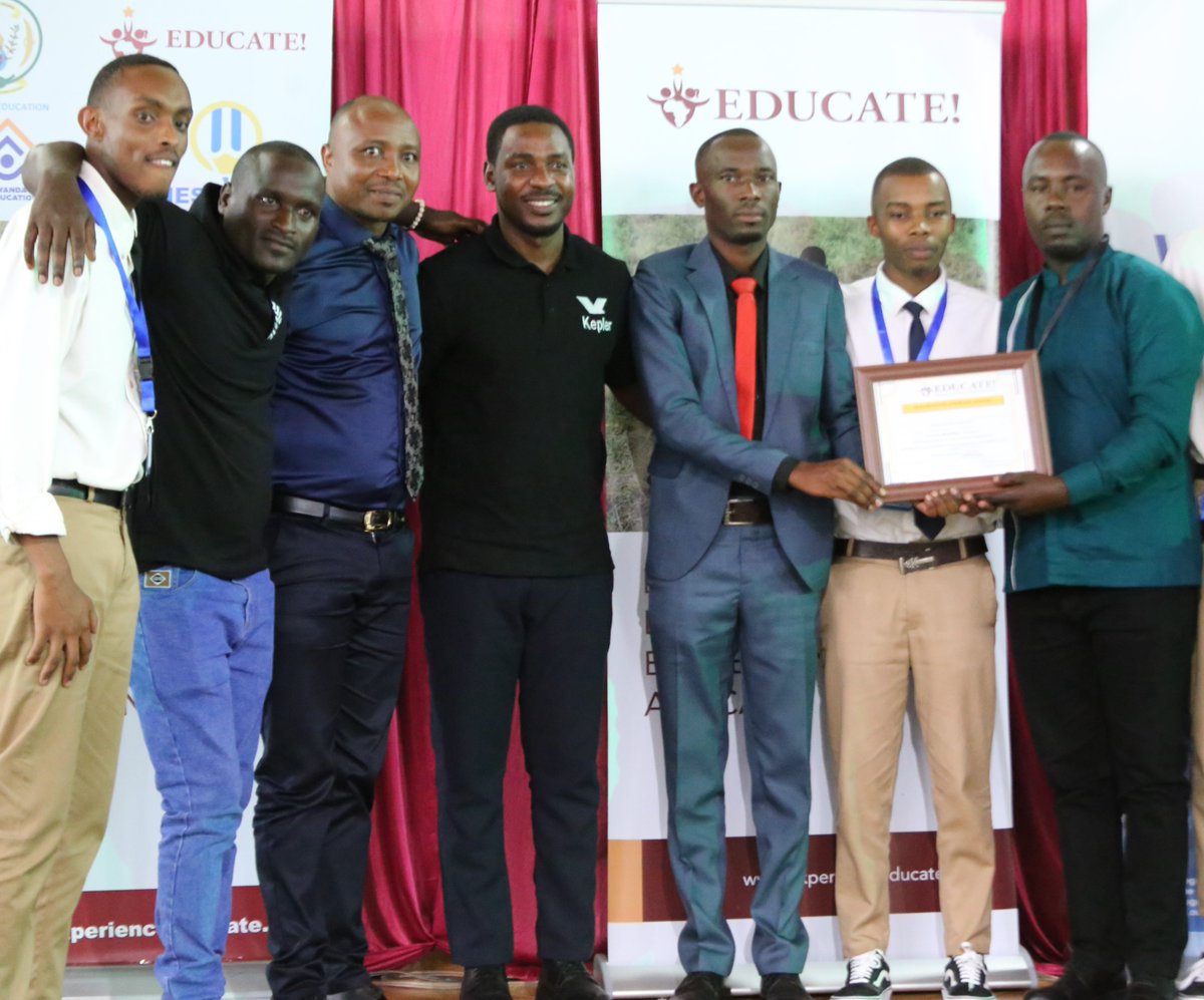 GS Saint Pierre Nkombo from <a href="/RusiziDistrict/">Rusizi District</a>  won the Students'-Business Club National Competitions 2024, followed by GS Kiyonza from <a href="/NyaruguruDistr/">Nyaruguru District</a> at second place while ADEC Ruhanga from <a href="/NgororeroDistr/">Ngororero District</a>  finished third. <a href="/EducateOrg/">Educate!</a>