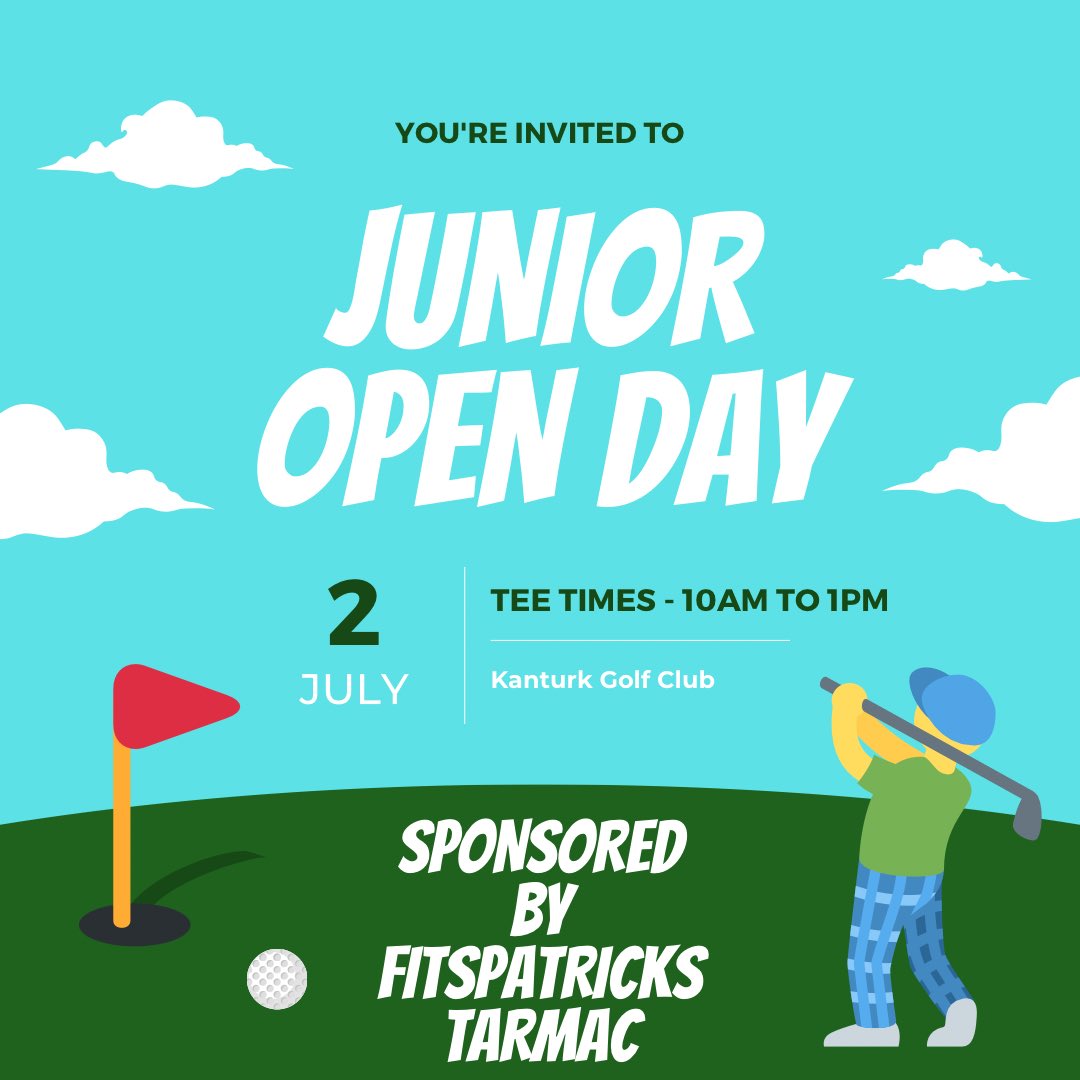 Open to Boys &amp; Girls
18 hole - Members €6; Non Members €10
9 hole - members €3; Non members €5
*GI Handicap required*

Boys must have Handicap Index of 30 or lower for 18 hole comp
Girls must have Handicap Index of 40 or lower for 18 hole comp

Contact John on  0879585365