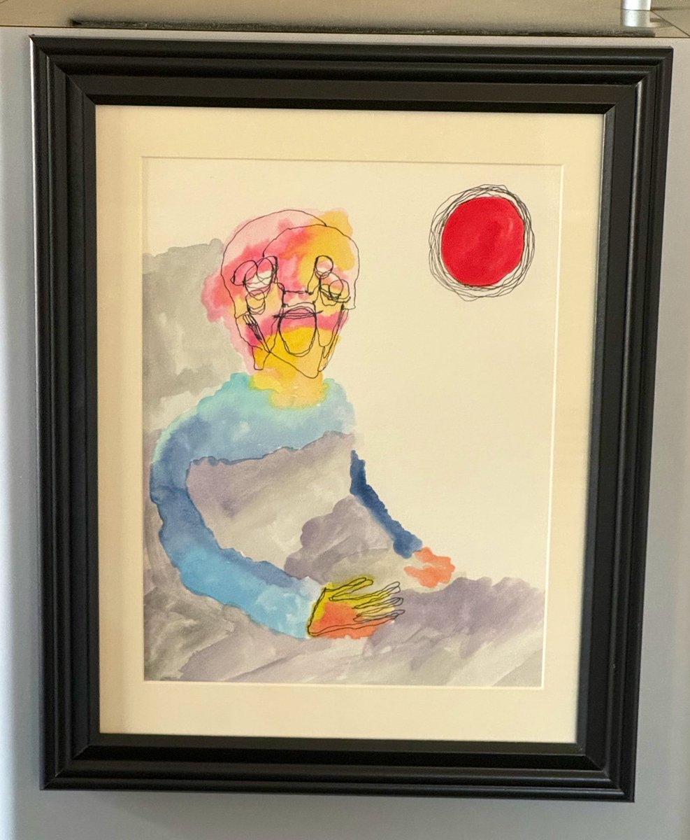 Received this <a href="/toadswiback/">die with the most likes</a> watercolor in the mail today. How dreadful. 🤌