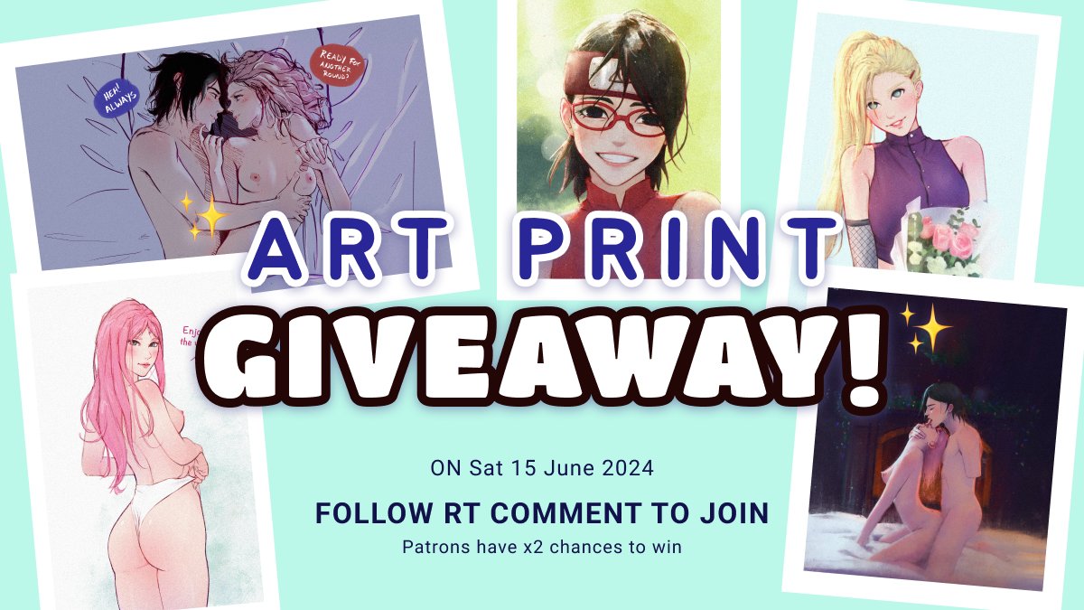Let's celebrate 12k+ followers with a giveaway! 🥳

The winner will get an art print of any of my artworks for FREE 🥰

I'll send it using inprnt.com/gallery/learcl…, so any country they ship to is fine 🧐

Rules to participate:
- Must be a Follower
- Comment this post
- RT! 🩷