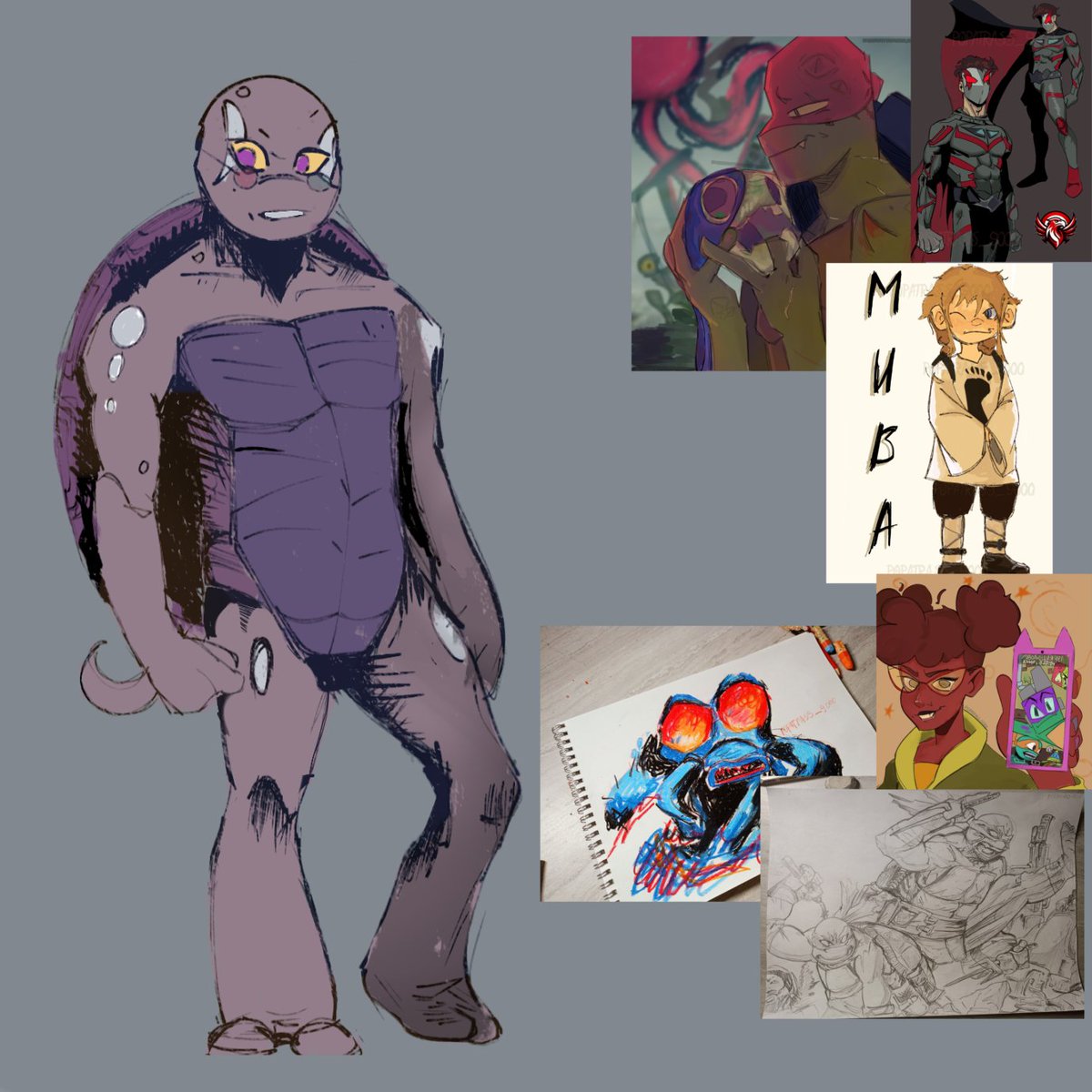 Botyyyshaker_90's tweet photo. @IDWPublishing  @kevineastman86  @TomWaltz 
I'm an artist, I'm 14 years old, I'm a TMNT fan.I dream of meeting Kevin Eastman, but that will never happen.But I have the opportunity to show my drawings!I have my own character (I've always dreamed of being a part of a big project) https://t.co/CZm9IU7u5e
