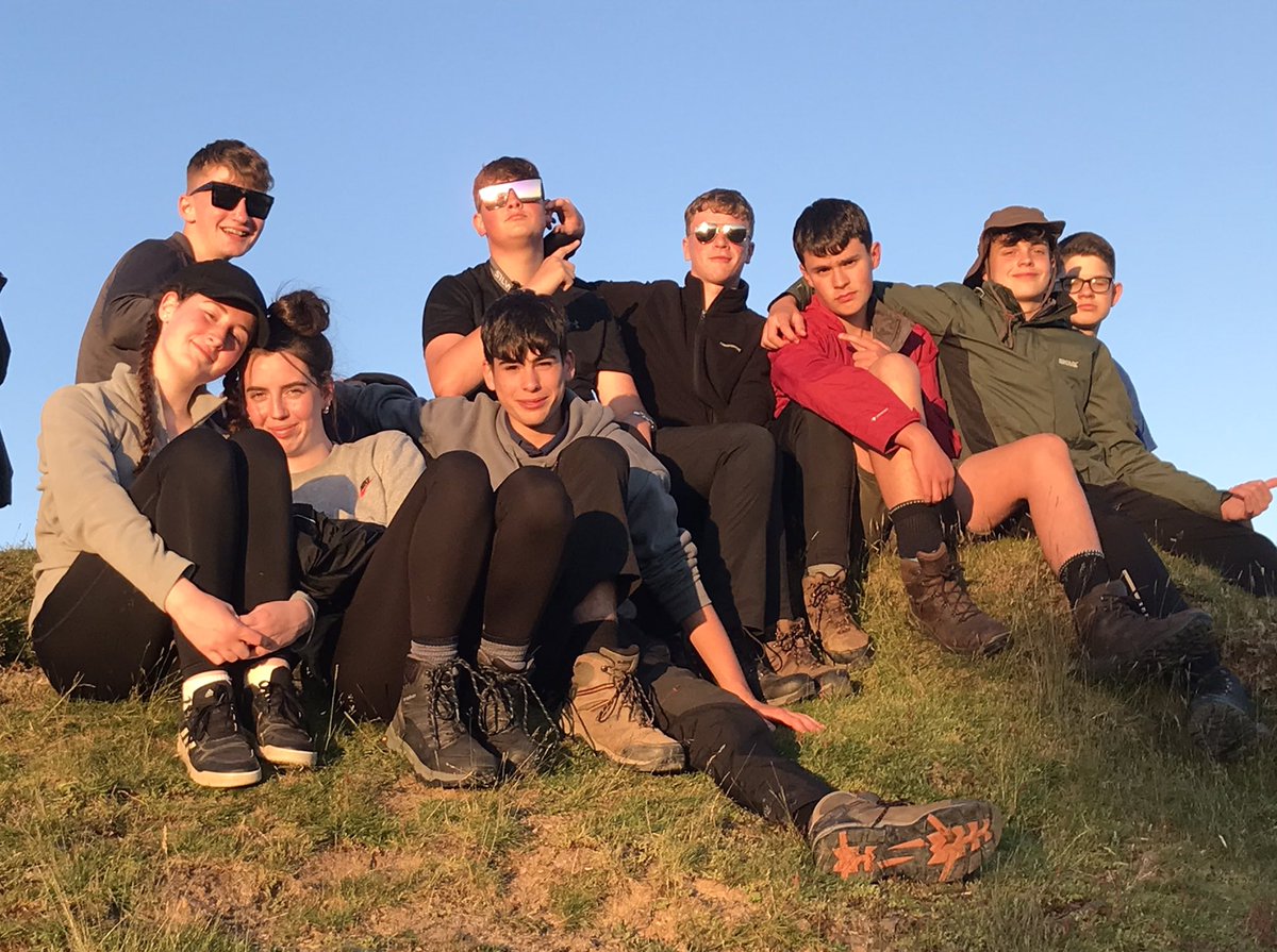 Lovely evening to watch the sun set <a href="/HelesSchool/">Hele's School</a> <a href="/DofESouthWest/">DofE South West</a>