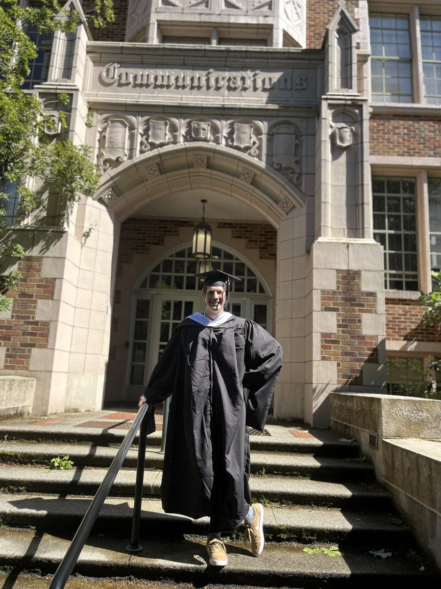 Congratulations <a href="/Djespeseth/">dylan espeseth</a> on you Masters of Communication! We’re so proud of you! #uwgrad24