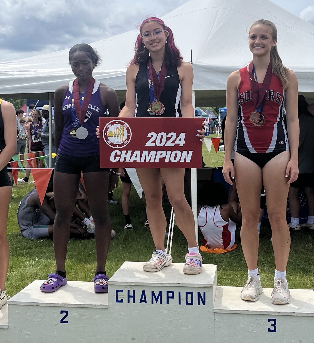 Gabby Bozeth placed 2nd 200m, at the NY State Track &amp; Field Championship Meet in the Division 1 Championship section then turned around to win FIRST (24.87)in the federation between public and private schools. Amazing Achievement!! <a href="/B_Spa_Athletics/">B'Spa Athletics</a> <a href="/BSPAHS/">BSPAHS</a>
