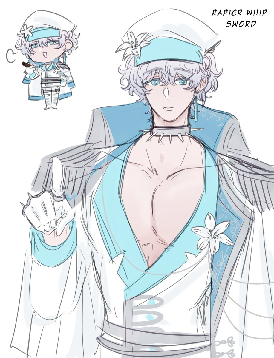 Oraclejester's tweet image. didnt know what to do but bettel rapier sword whip