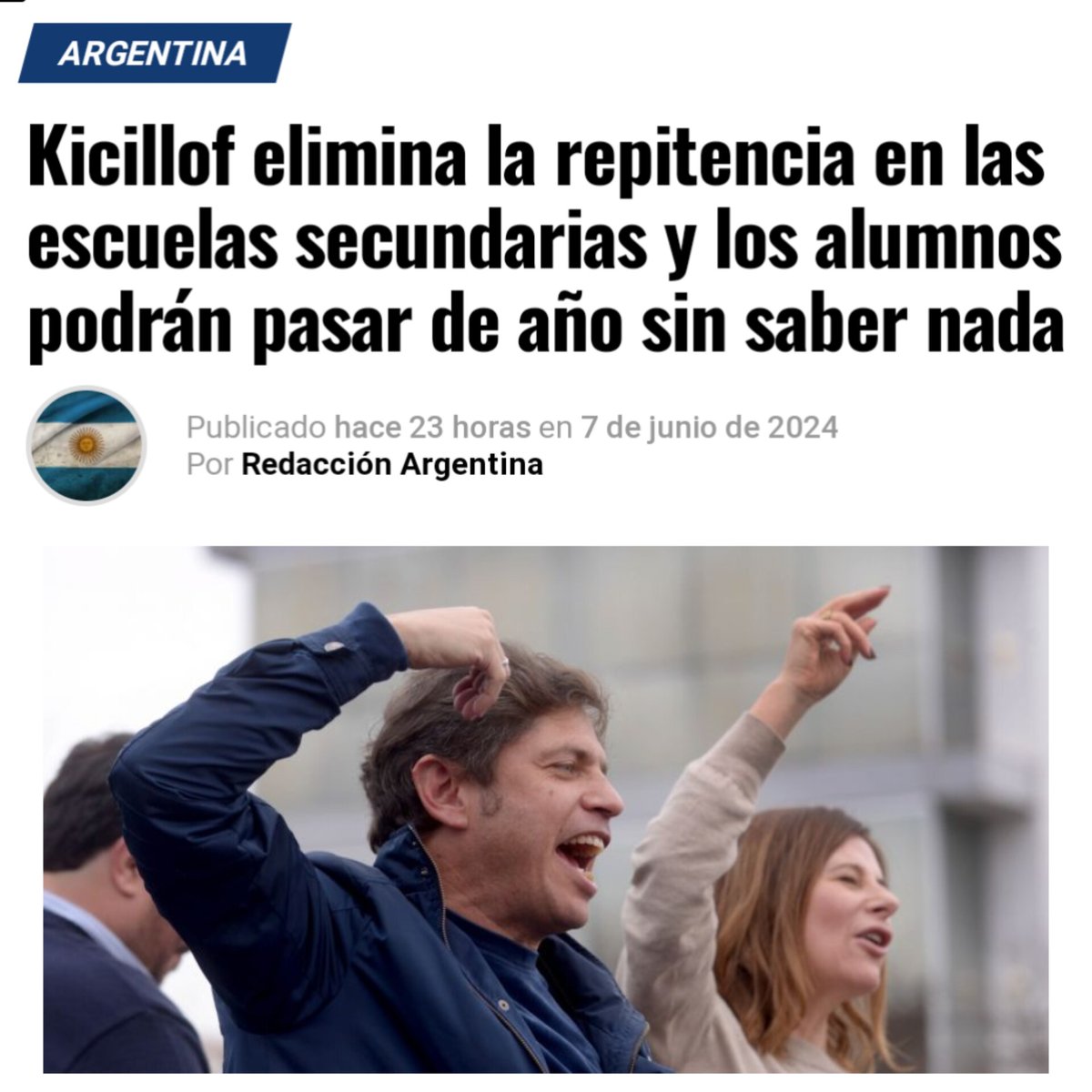PalaveccinoLu's tweet photo. "El Estado no te da la educación que necesitas, te da la que él necesita que tengas"

Kicillof te quiere ignorante 👇🏻 https://t.co/GCwZaY8OJ1