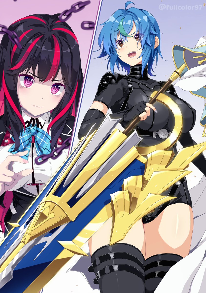 FullColor97's tweet photo. Zekka vs Xenovia - ColorArt

#HighSchoolDxD https://t.co/jfLSyYGdBQ