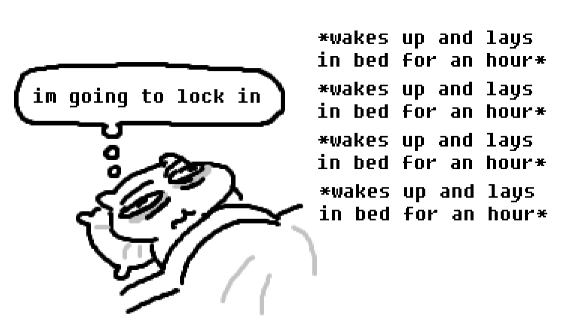 cuptoast's tweet image. tommorow ill get up