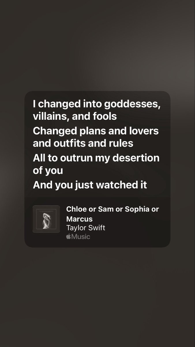 aTSsongaday's tweet photo. 🤍 Chloe or Sam or Sophia or Marcus
Rank: 3/10
Favorite Lyric: https://t.co/OEyUyfR8fM