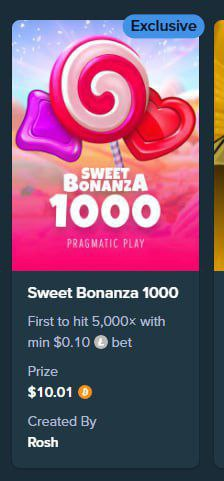 Degenparlay's tweet photo. Imagine playing under @ROSHTEINS 's code,
you hit a 5,000x on Sweet Bonanza 1000 and you get 10$USD ๐
THE GUY IS SPINNING MILLIONS EVERY DAY AND YOU GET 10$ LMAO https://t.co/SHfNFtCmqG