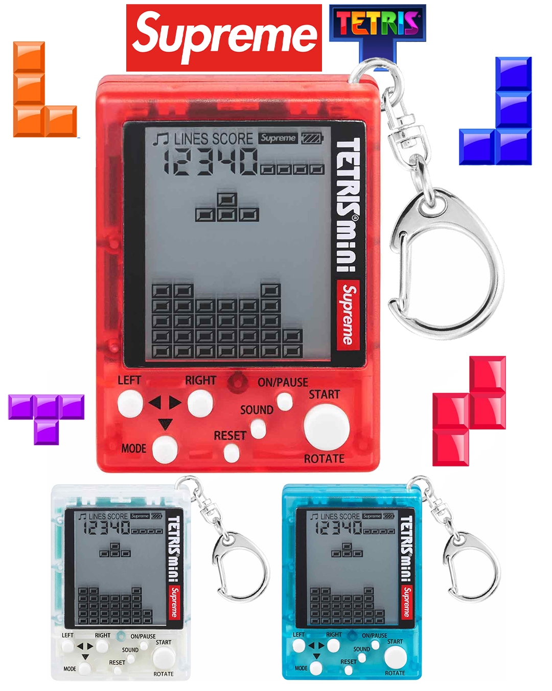 Supreme Tetris Mini Blue