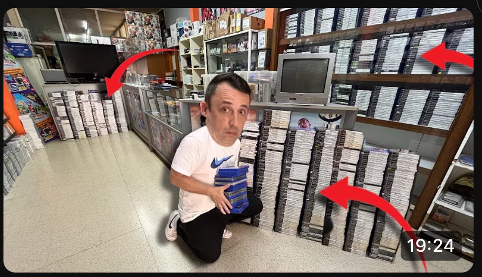 visito una de las tiendas más míticas del maresme la garriga  lleva abierta 55 años conoceremos su historia y fliparemos con la cantidad de juegos de ps2 que tiene algo de locos 

youtu.be/HIsrzXYYGYM?si…