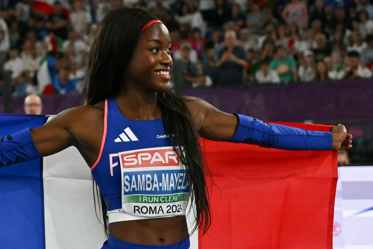 BFMTV's tweet photo. 🔴 ALERTE INFO
Athlétisme: la Française Cyréna Samba-Mayela sacrée championne d'Europe du 100 m haies https://t.co/Vde524LKMe https://t.co/hyZuorF6NZ