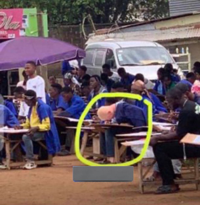 Dem go whine you for school but no panic 🤝