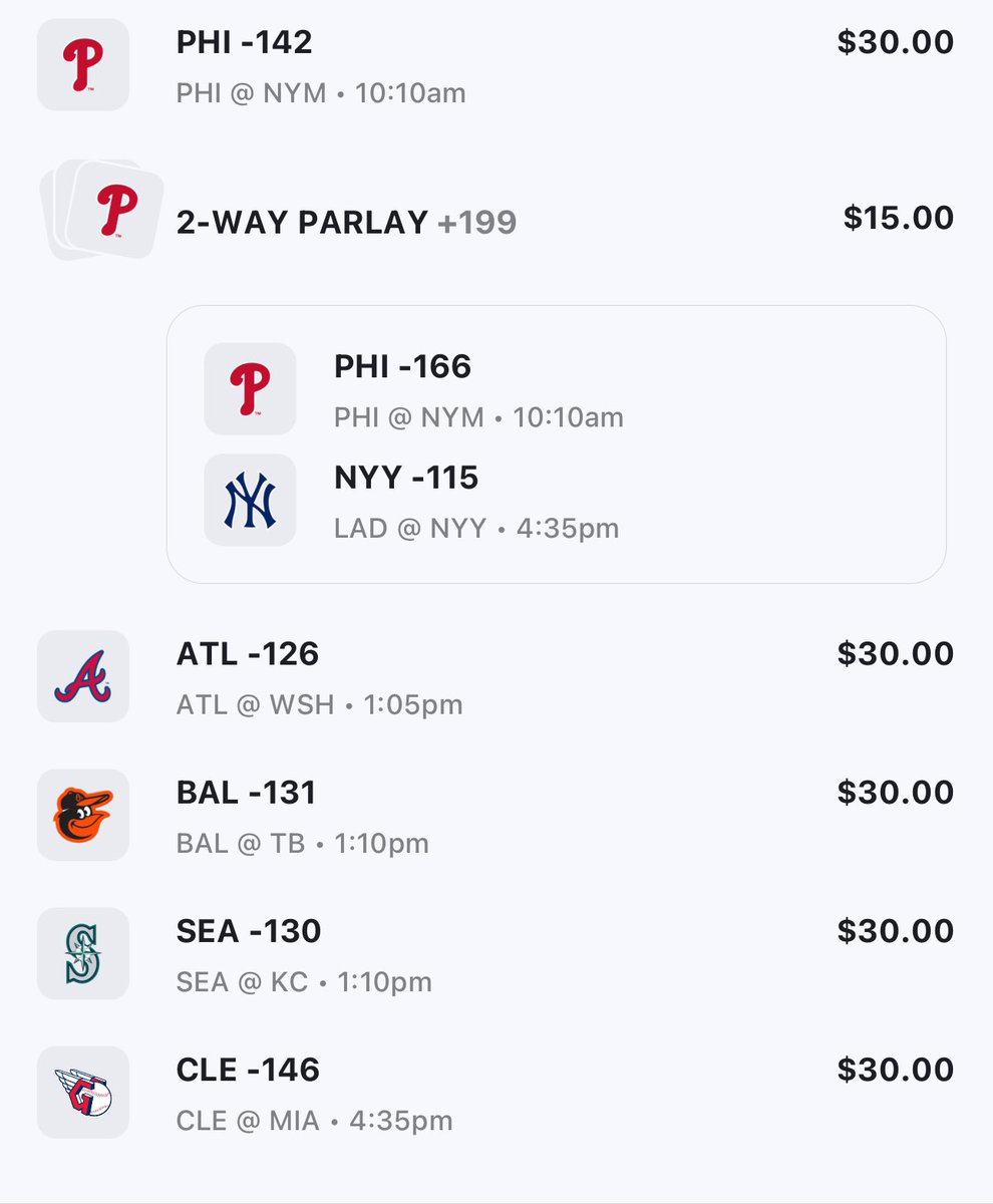 ProSystemPicks's tweet image. The signals are strongest with Phillies and Yankees