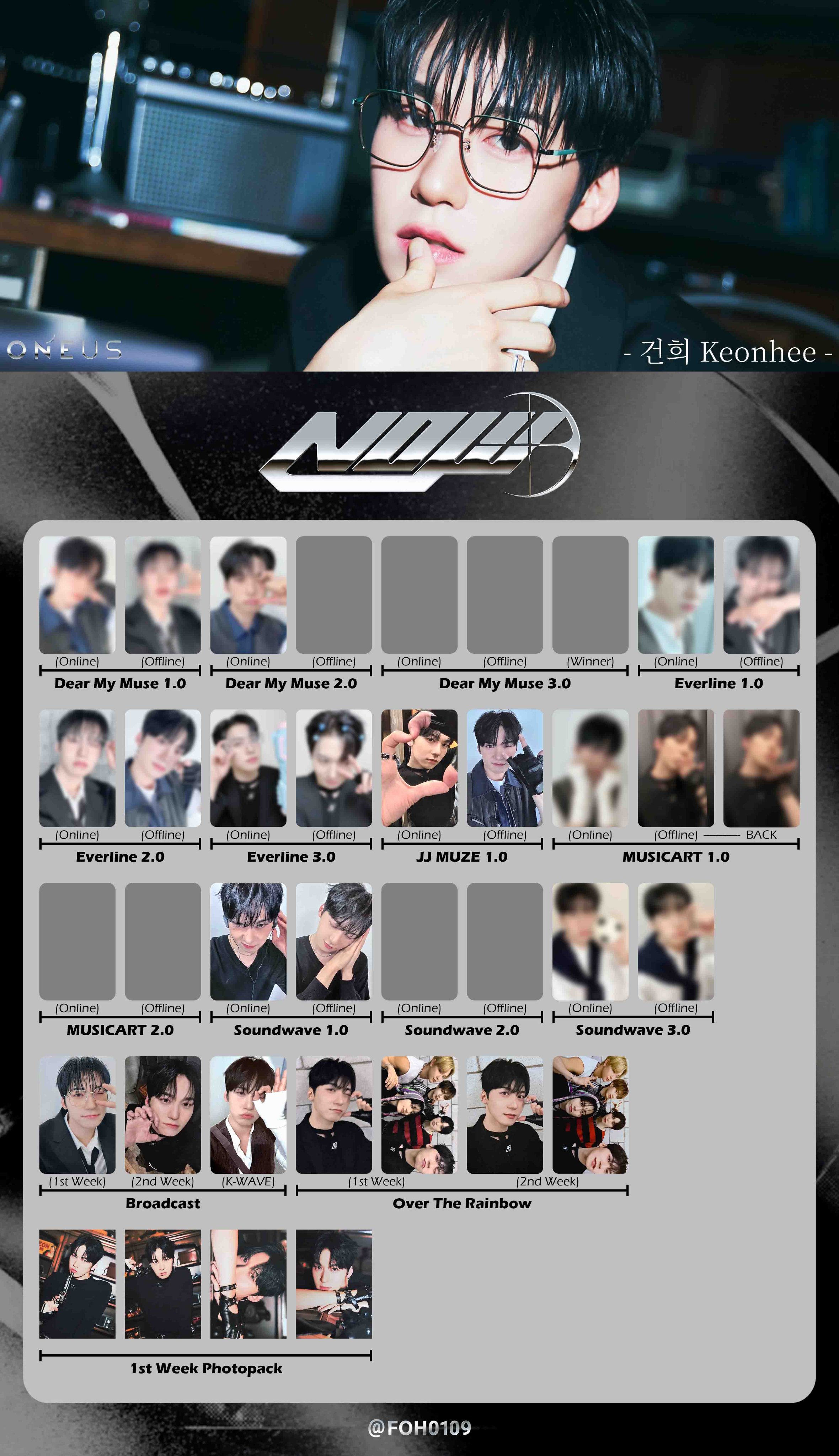 メーカー直売 - 人気ランキング FOH0109  X: on アイドル・芸能人グッズ