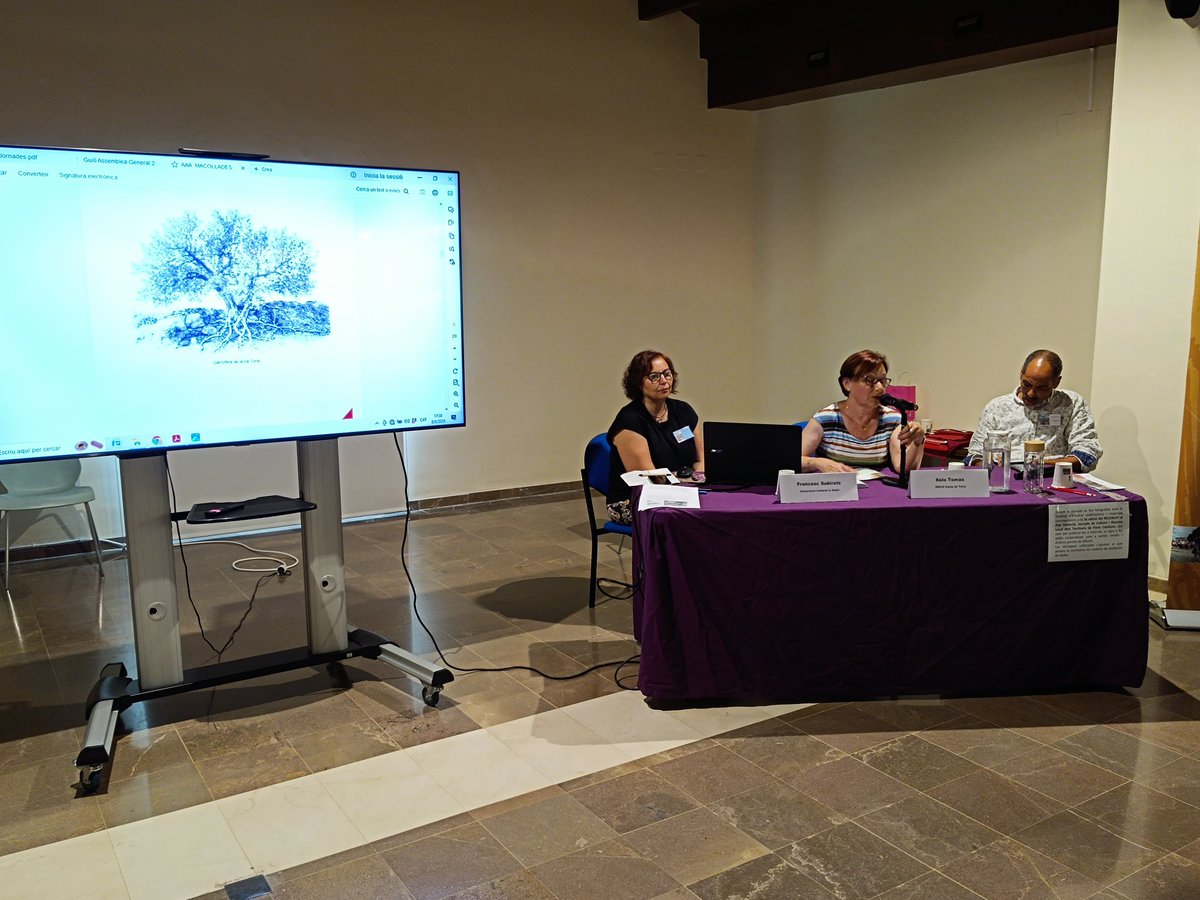 Barrull's tweet photo. Presentació de @Idecocampturia i @lorafal https://t.co/UaZJrVUpxZ