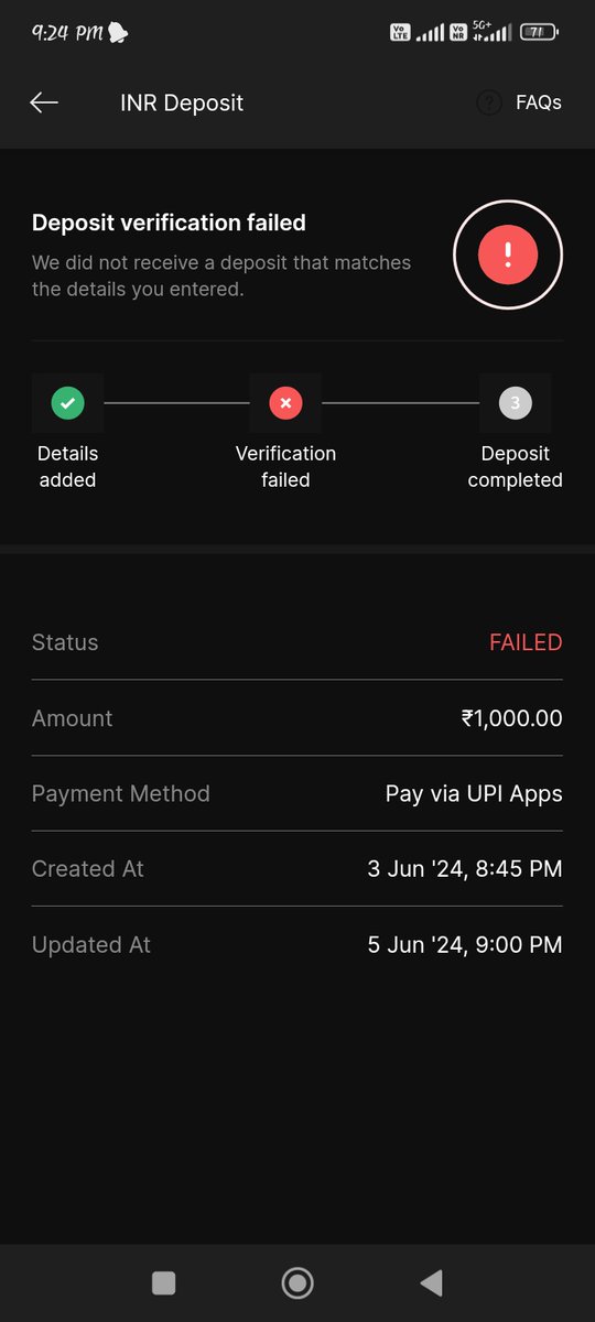 Kuldeep_0814's tweet photo. @DelhiPolice  @FIU @FinMinIndia @smtgpt @CoinDCX_Cares @rbi https://t.co/X76dW4Tn4D