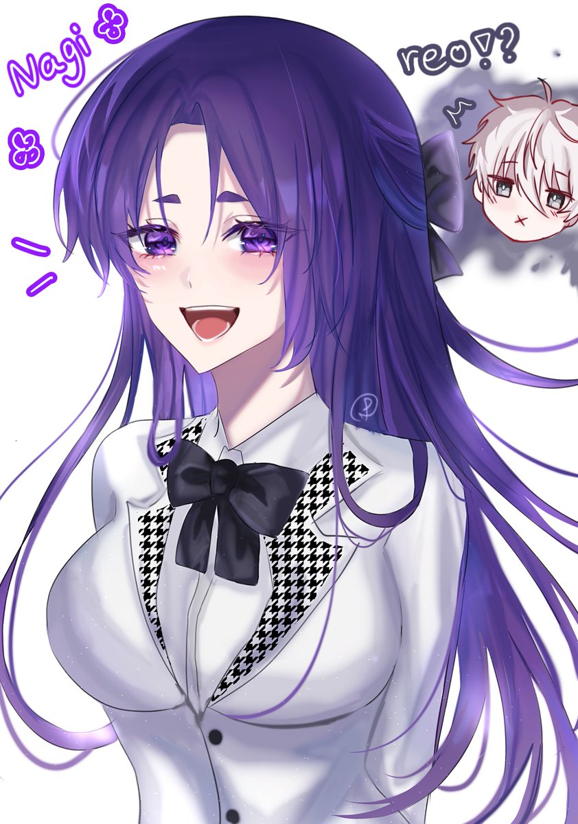 🤍💜🎀เรโอะเฟมกับซามอยด์ของน้อง 🤍💜🎀#ブルーロックFA #凪玲 #nagireo #นางิเรโอะ