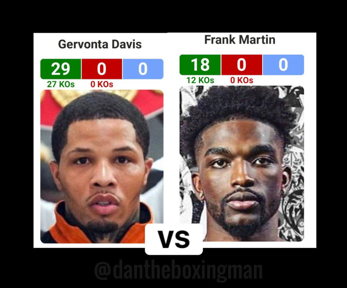 dantheboxingman's tweet photo. — GERVONTA DAVIS VS FRANK MARTIN FULL FIGHT CARD —

#Boxing #TankMartin
🔥🔥🥊🥊🥊 https://t.co/vSe1IlFNlZ