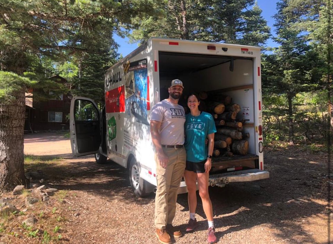 mcgfoundorg's tweet photo. “And we’re off…”
So glad Aspen and Garrett could join Paul on this wood delivery. Safe travels, family!♥️ https://t.co/P1J0ME0bhP