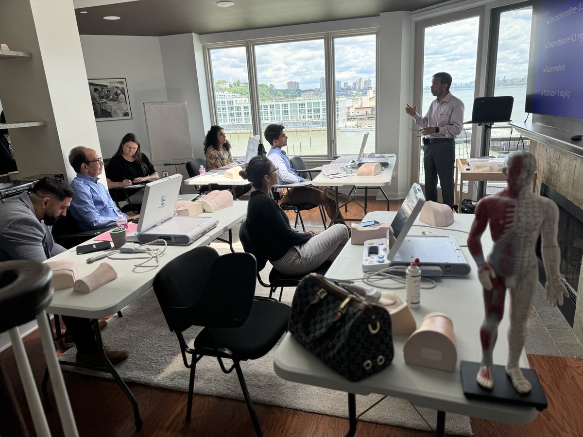 TheDocFrancois's tweet photo. #nysora pediatric regional anesthesia pain management conference today! Attendees from 5 countries- US GERMANY INDIA MEXICO SERBIA.  It is like the World Cup. https://t.co/eyjY3tn99v